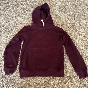 All Yours hoodie -color is Cassis
